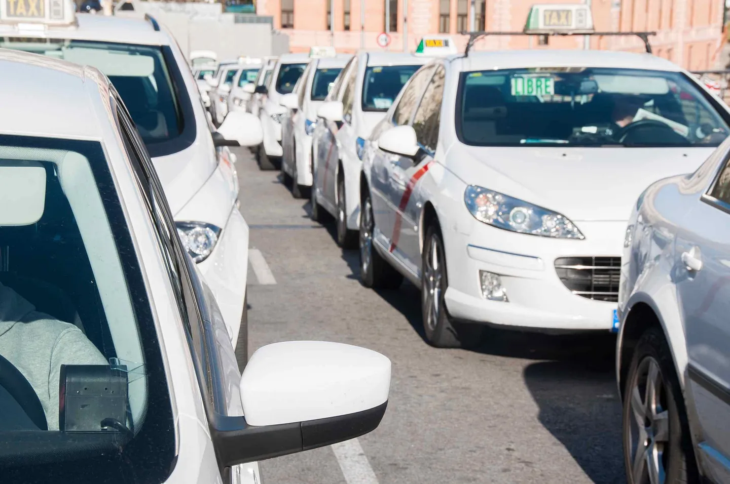 taxis aparcados